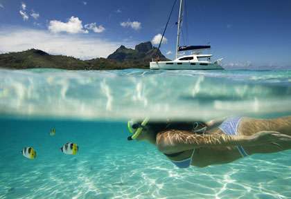 Snorkeling en croisière à Tahiti