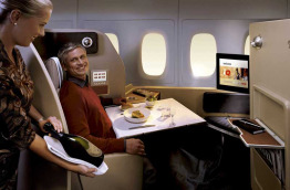 Qantas - Suite en Première classe sur A380