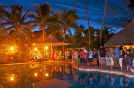 Fidji - Iles Mamanuca - Castaway Island - Restaurant, soirée fidjienne