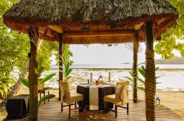 Fidji - Vanua Levu - Namale Resort & Spa - Restaurant, dîner romantique