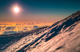 Hawaii - Big Island - Lever de soleil au sommet du Mauna Kea