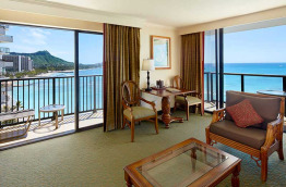 Hawaii - Oahu - Honolulu Waikiki - Outrigger Waikiki Beach Resort - Diamond Head Oceanfront Suite