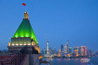 Chine - Shanghai - The Fairmont Peace Hotel - Vue du Bund