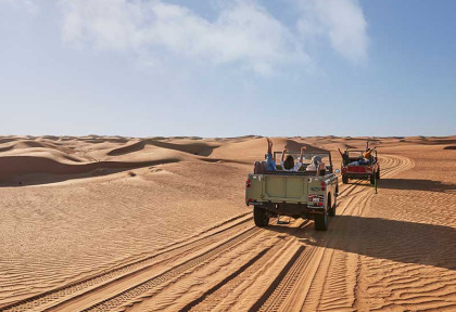 Émirats Arabes Unis - Dubai - Matinée dans le désert de Dubai © DTCM