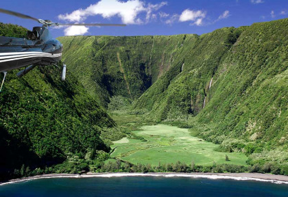 Hawaii - Big Island - Survol en hélicoptère de la côte d'Hamakua : 45 minutes