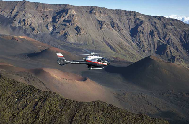 Hawaii - Maui - Survol en hélicoptère de Hana et Haleakala