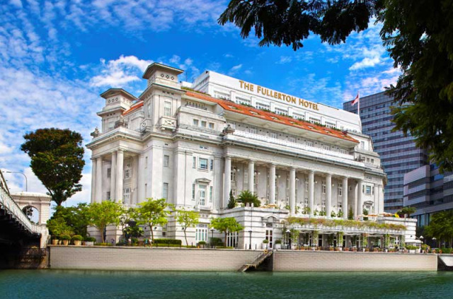 Singapour - The Fullerton Heritage - Vue extérieure