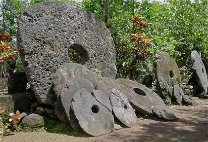 Monnaie de pierre à Yap