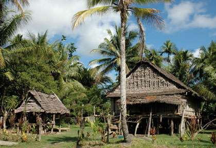 Village de la région de Milne Bay