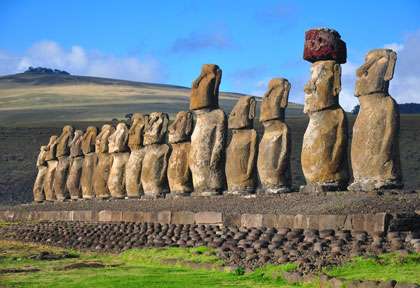 Les Moai de l'Ile de Paques
