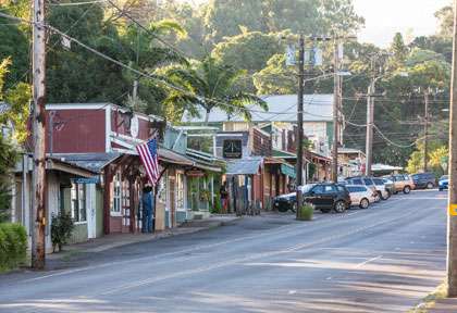 La ville de Makawao