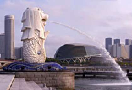 Merlion à Singapour