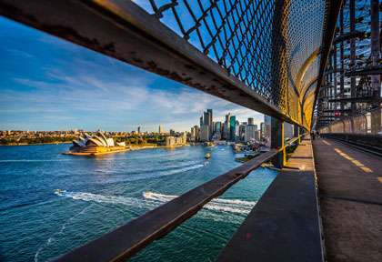 Opera de Sydney depuis Harbour Bridge