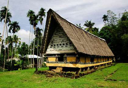 Maison traditionnelle à Palau