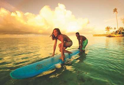 Surf aux Samoas