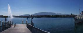 Le Jet d'eau sur la Rade - Genève