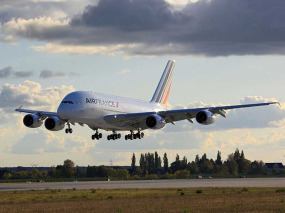 Air France - Airbus A380  à l'atterrissage