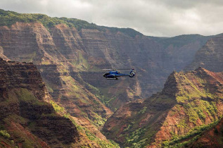 Hawaii - Kauai - Survol en hélicoptère de Kauai : 50 minutes © Blue Hawaiian Helicopters