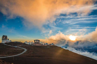 Hawaii - Maui - Haleakala au coucher du soleil