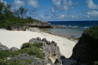 Iles Cook - Atiu - Atiu Villas - Plage de Tumai