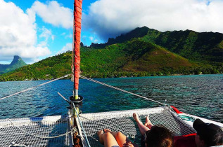 Polynésie française - Moorea - Coucher de Soleil Taboo