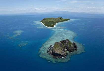 Fidji - Iles Mamanuca - Vomo Island Resort - Vue aérienne