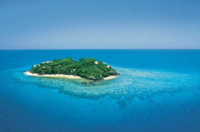 Fijdi - Beqa Lagoon - Royal Davui Island - Vue aérienne