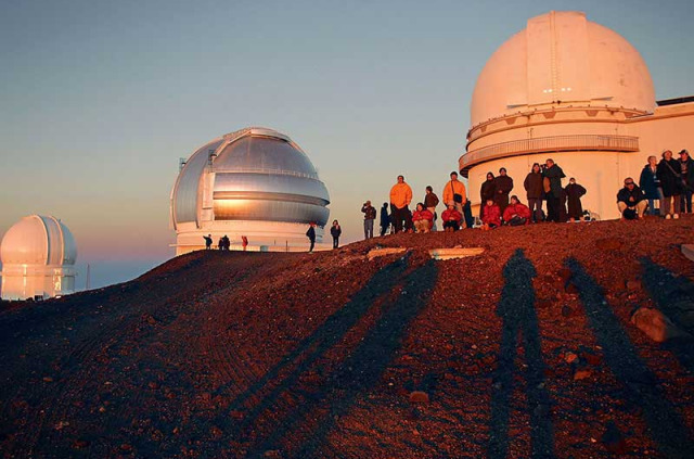 Hawaii - Big Island - Observation des étoiles au sommet du Mauna Kea