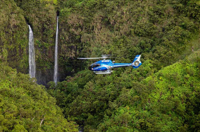 Hawaii - Kauai - Survol en hélicoptère de Kauai : 50 minutes © Blue Hawaiian Helicopters