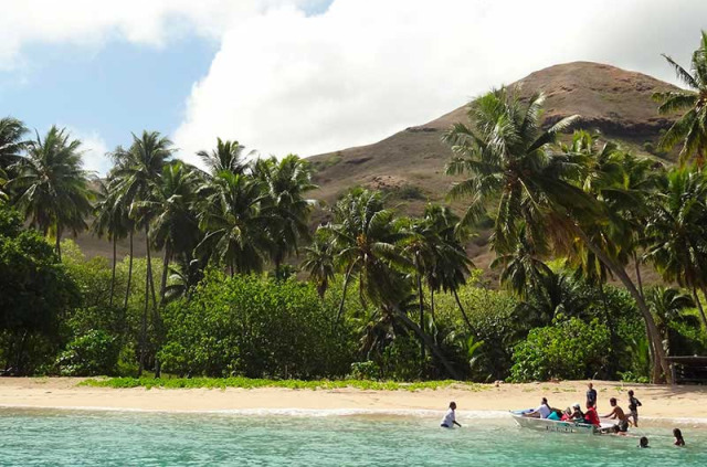 Polynésie Française - Îles Marquises - Hiva Oa - Escale sur l'île de Tahuata