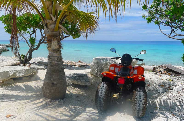 Polynésie française - Rangiroa - Balade en Quad et Découverte de Tiputa