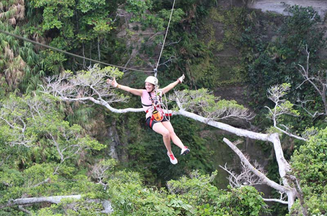 Vanuatu - Efate - Tyrolienne dans la canopée